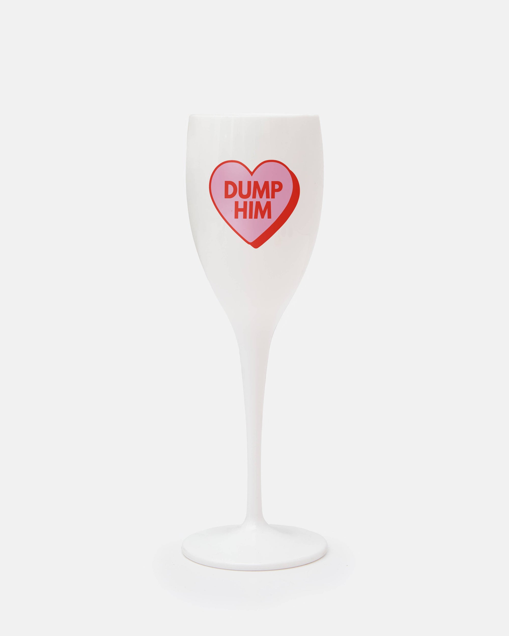 Dump Him Champagne Flute