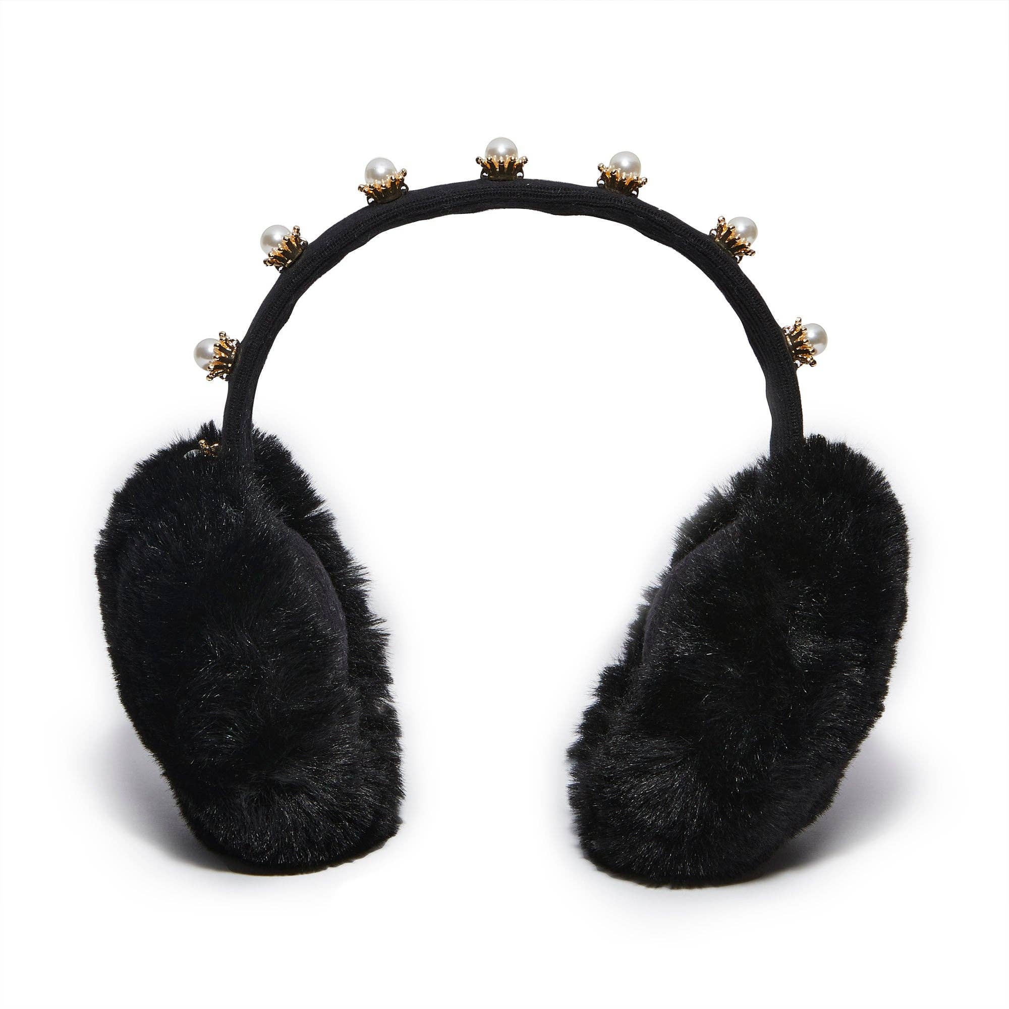 Jet Pearl Starburst Earmuffs