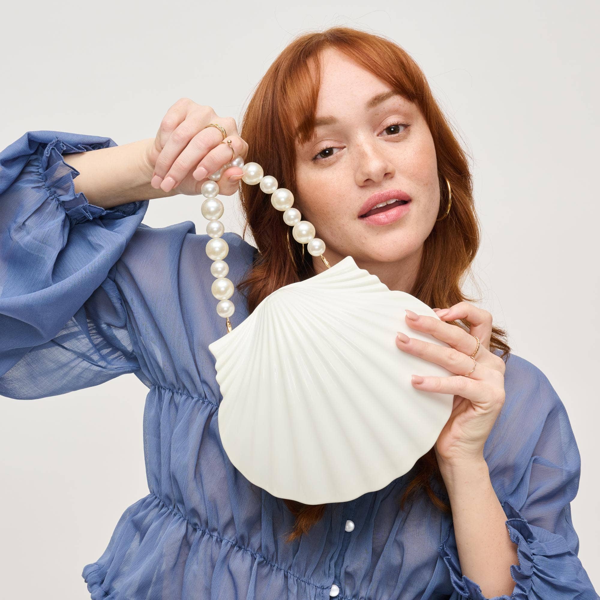 Kayla Seashell Evening Bag