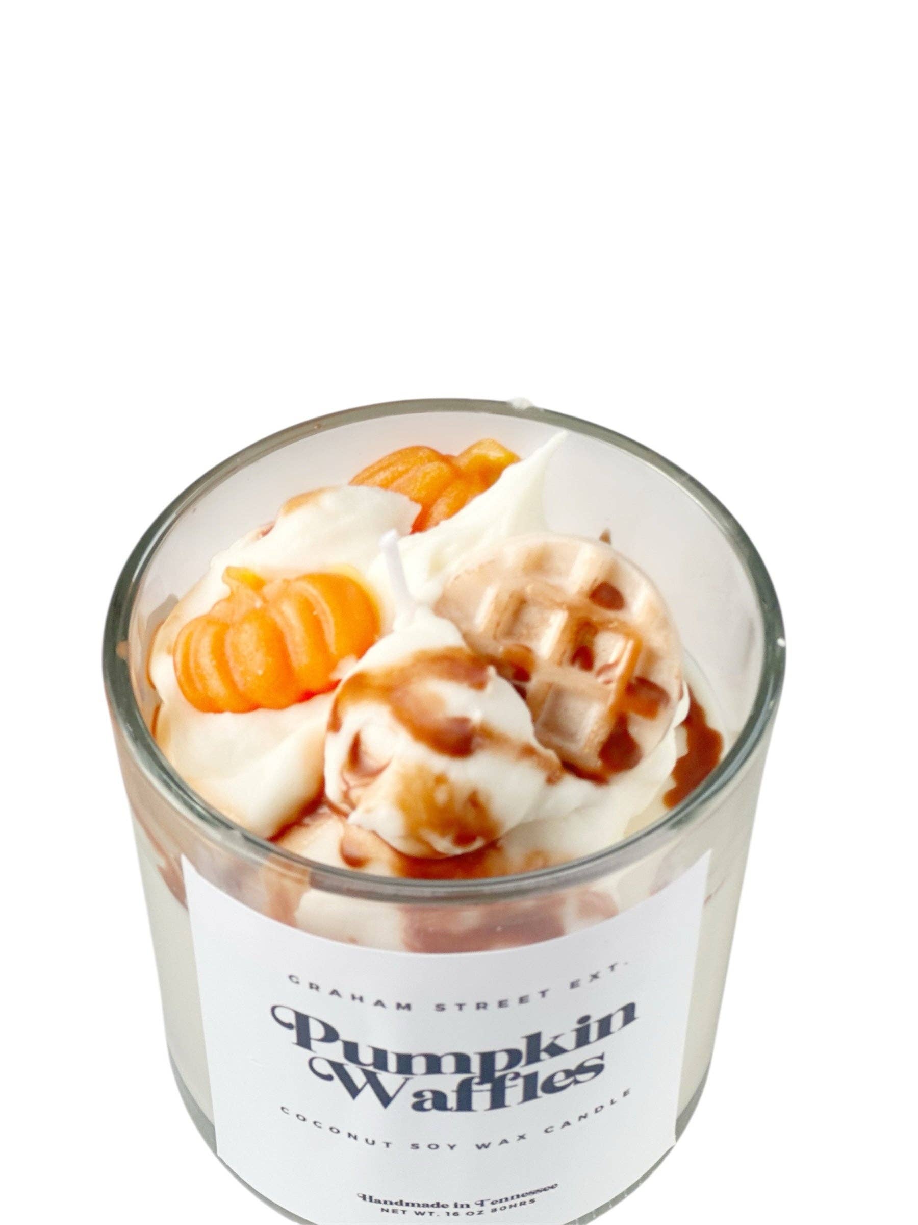 Pumpkin Waffles dessert candle 