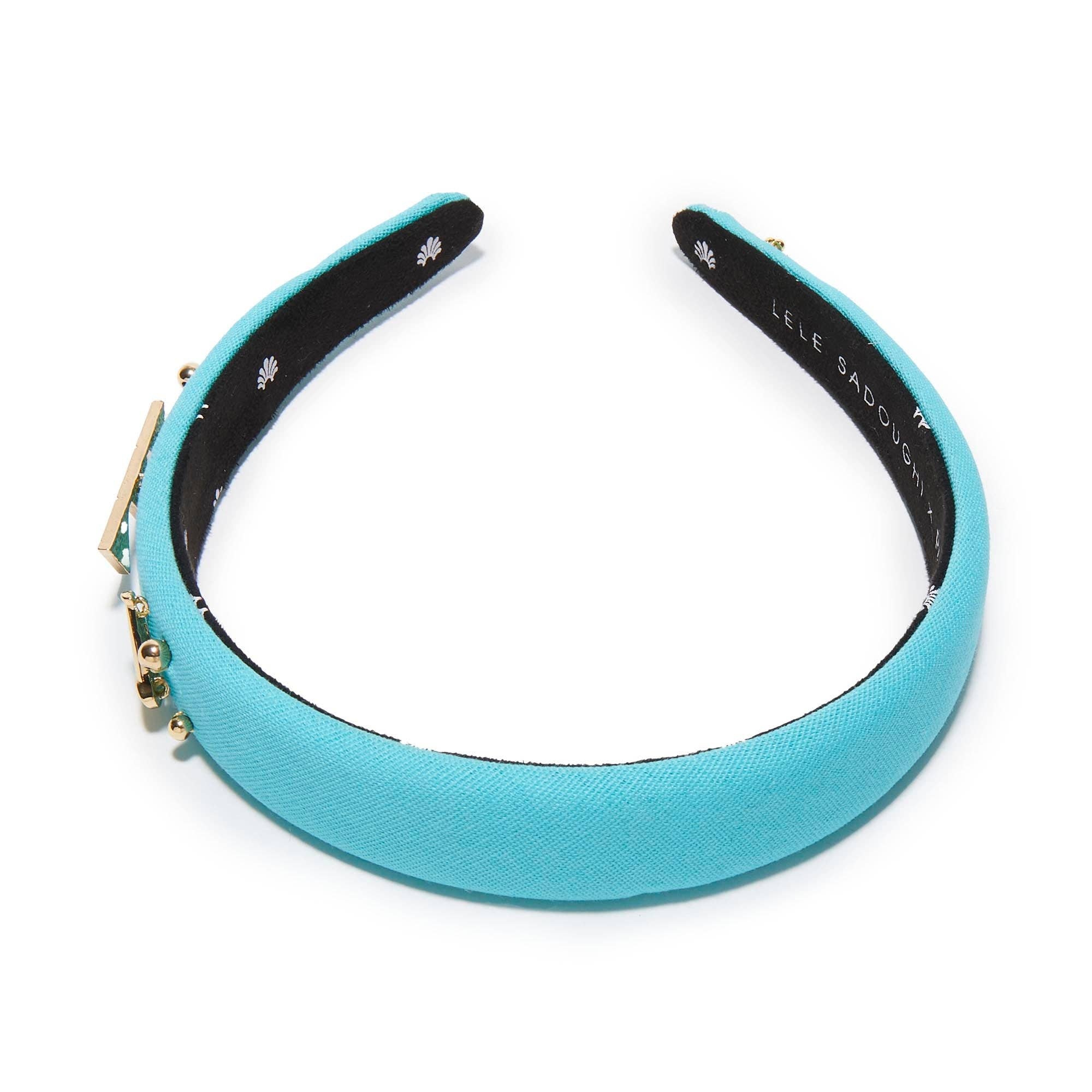 BRIGHT BLUE DELTA DELTA DELTA CHARLOTTE HEADBAND