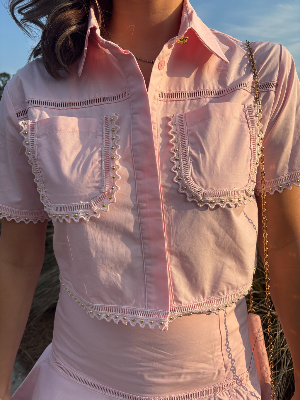 Gianna Light Pink Top