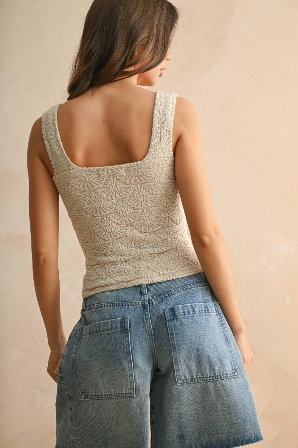 Textured Knitted Top