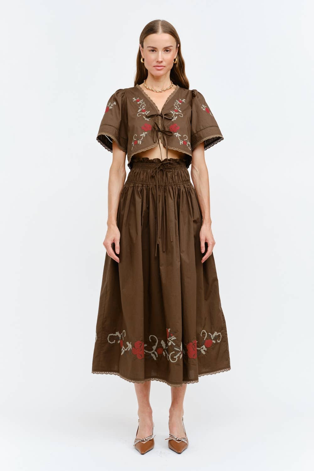 Sivan Brown Skirt