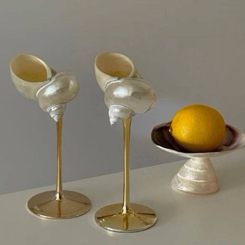 Sea Shell Glasses 4-Piece Set