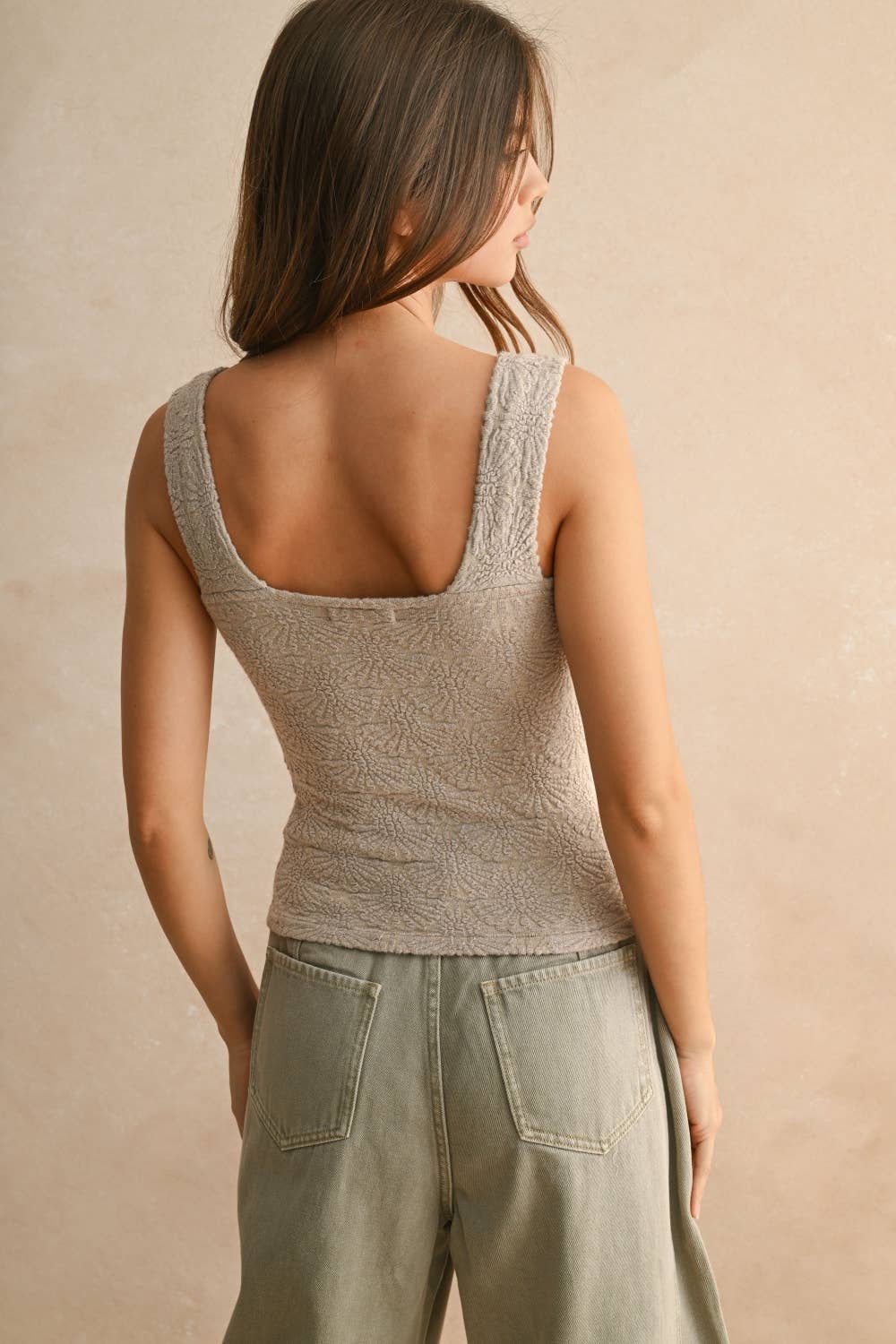 Textured Knitted Top