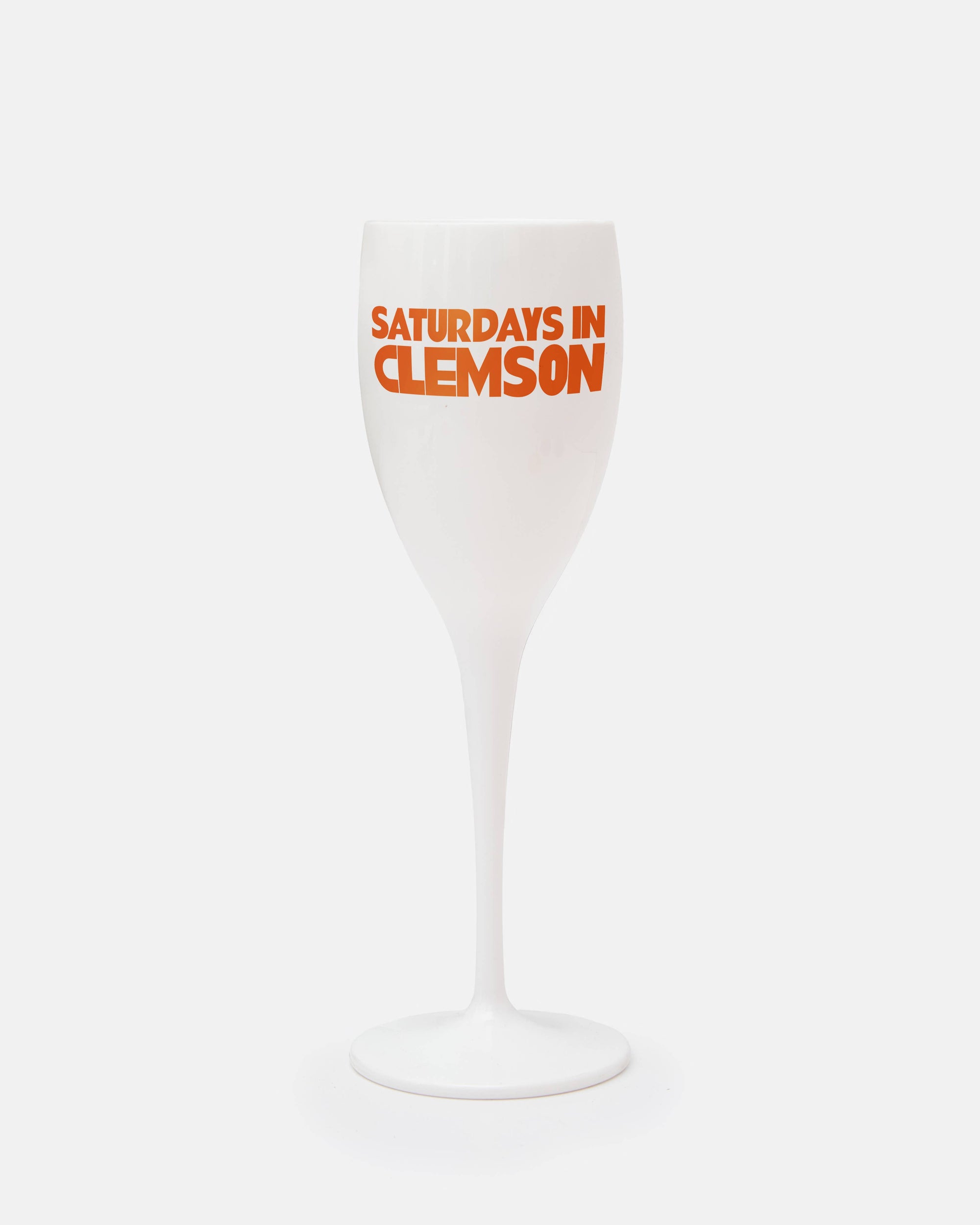 Saturdays In Clemson Champagne Flute