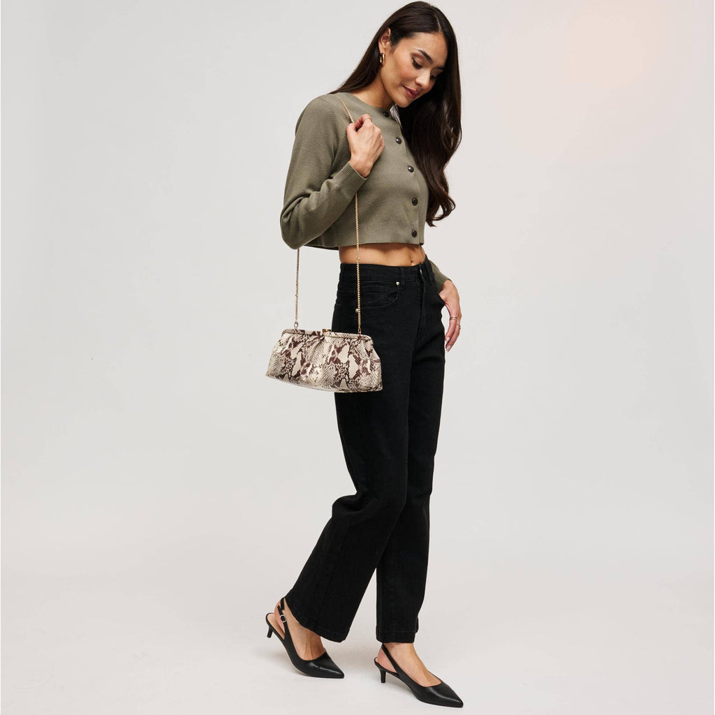 Kit Snake Skin Crossbody Bag