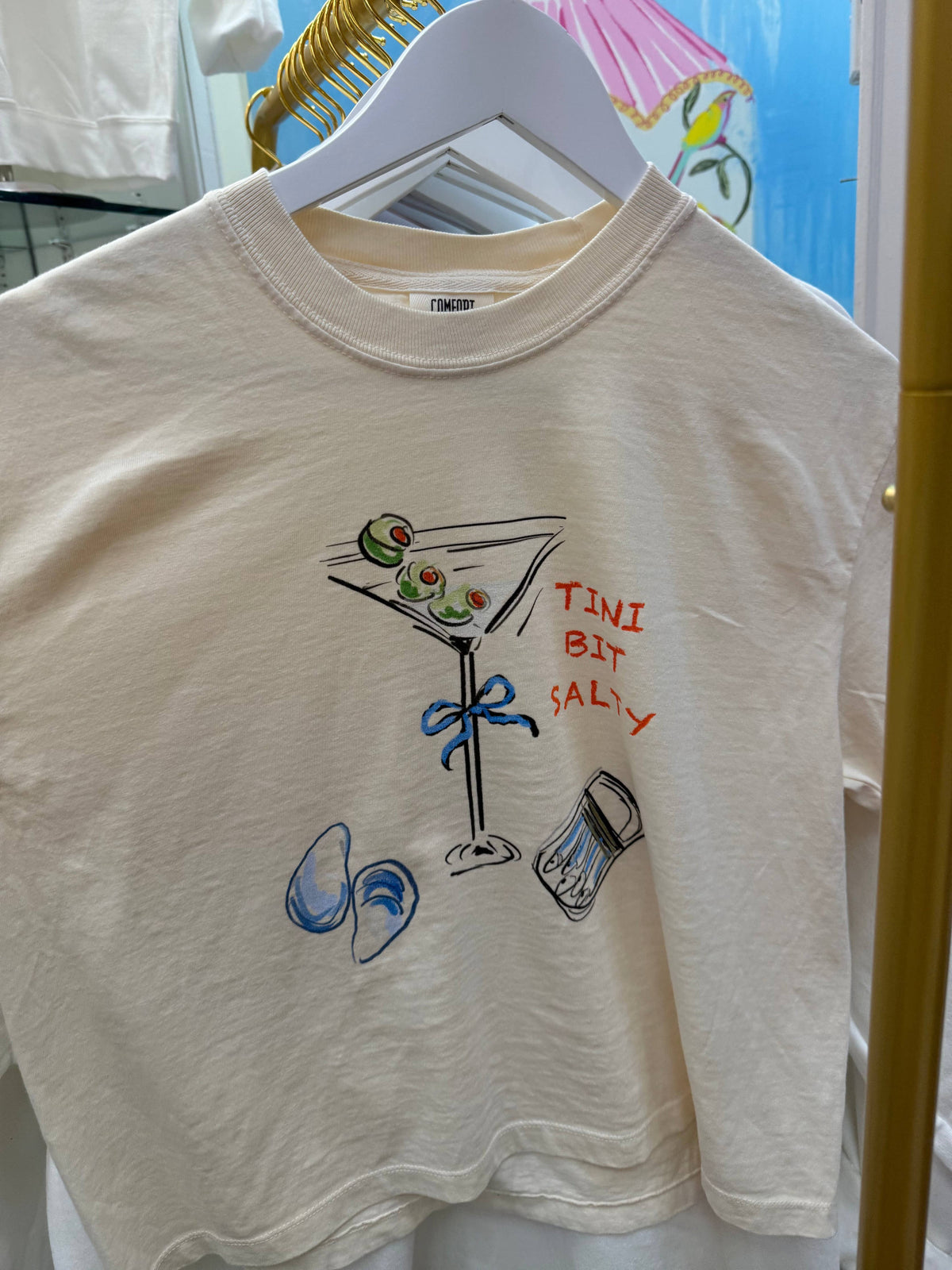 TINI BIT SALTY - Boxy Tee