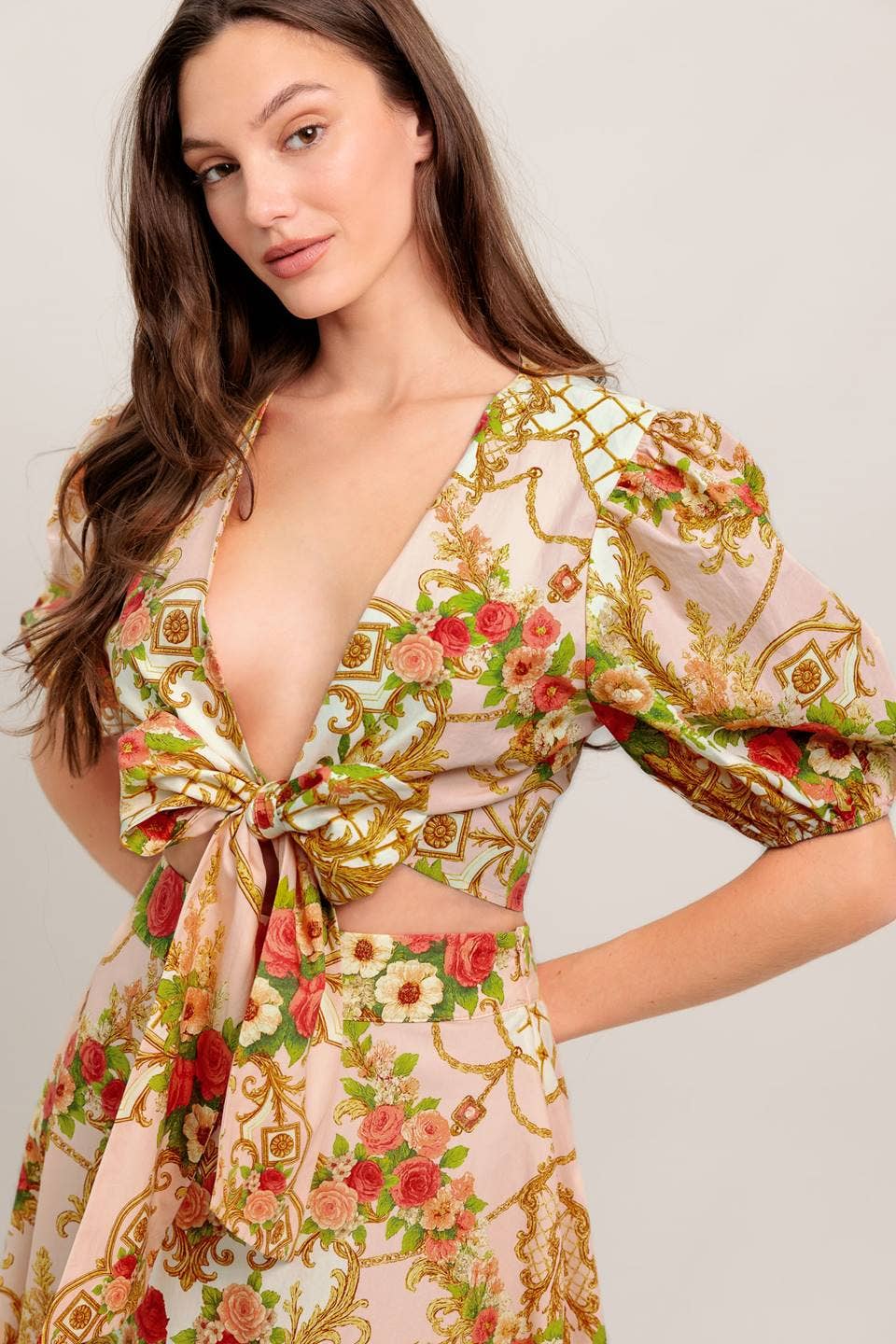 Versailles Bloom Crop Top