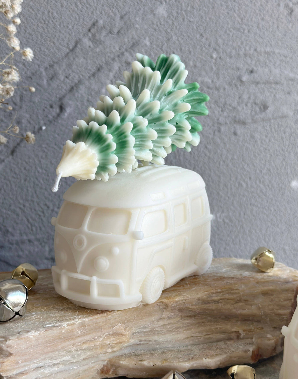 Christmas Tree + Hippie Bus Candle Sets