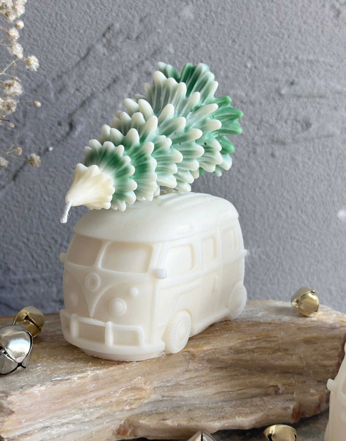 Christmas Tree + Hippie Bus Candle Sets
