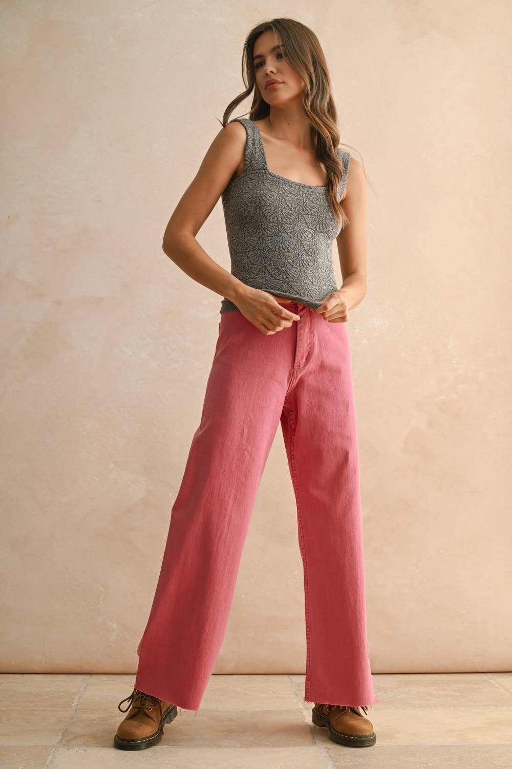 Textured Knitted Top