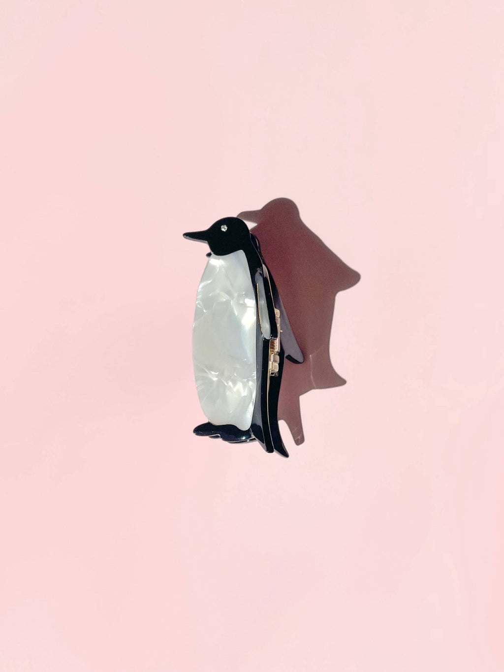 Penguin Claw Clip // Cellulose Acetate 