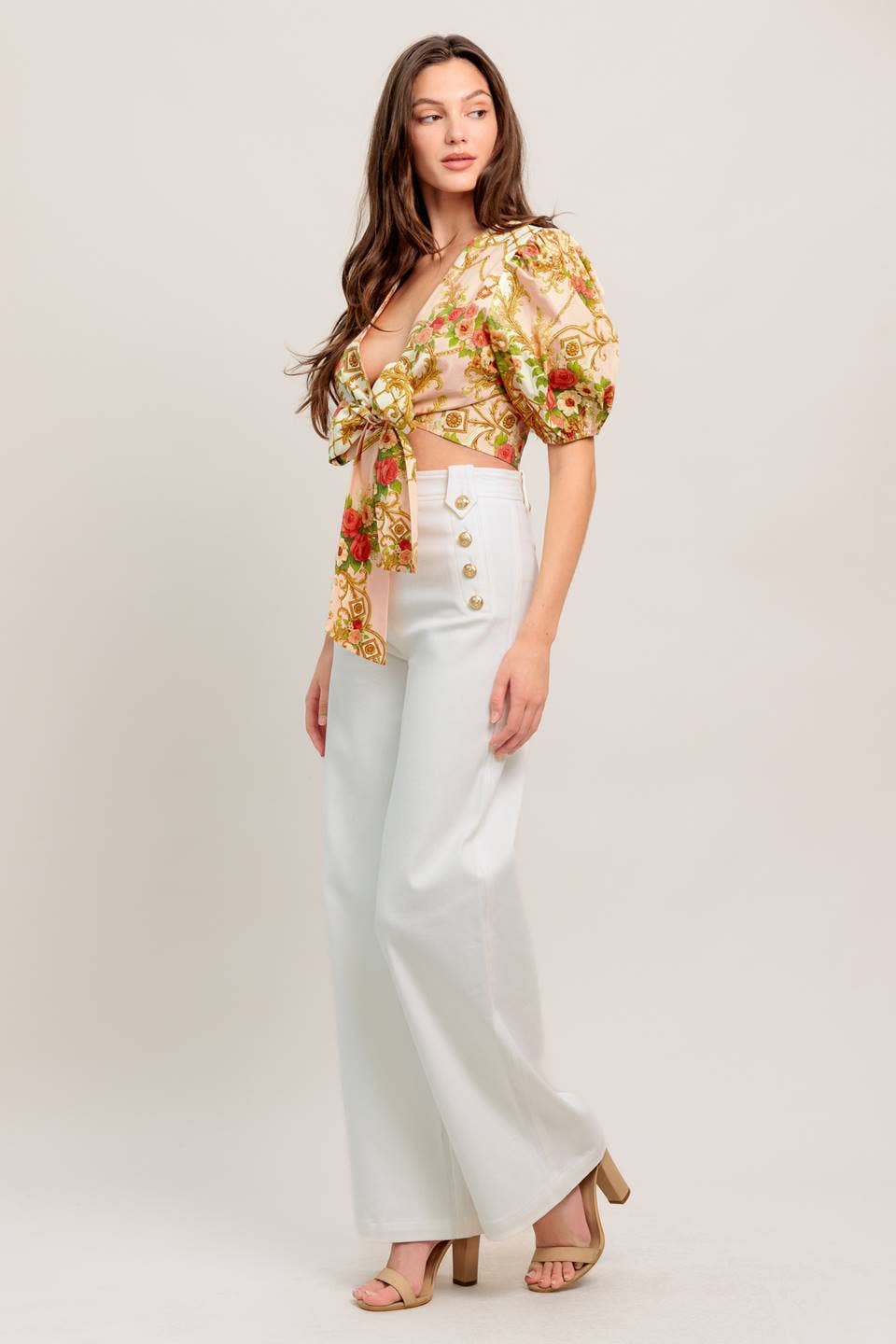 Versailles Bloom Crop Top