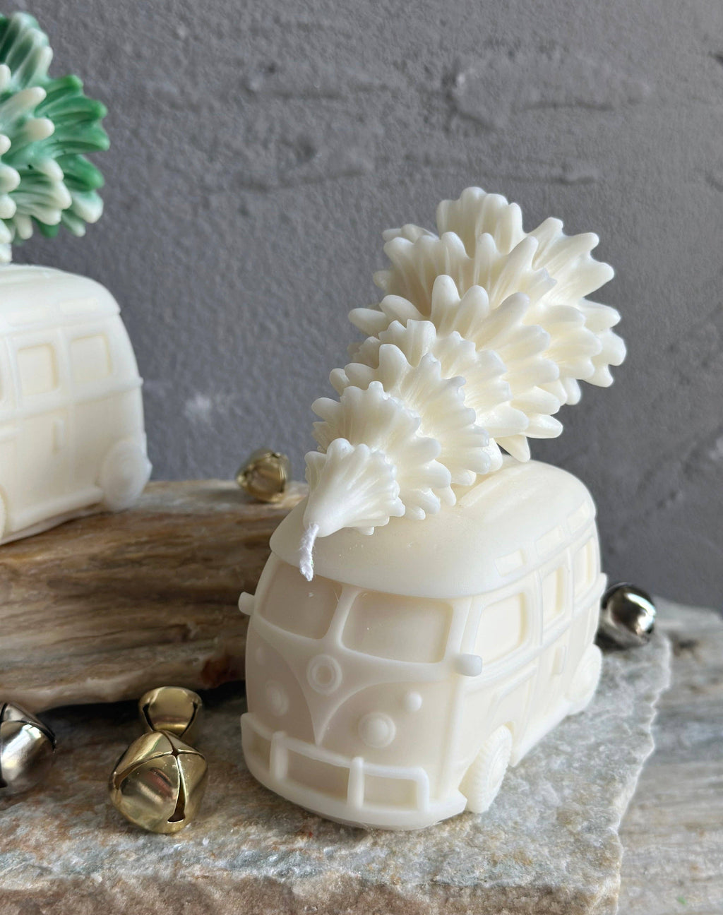Christmas Tree + Hippie Bus Candle Sets