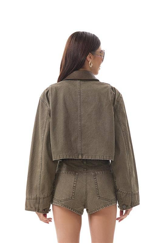 Wrenley Jacket - Olive Night