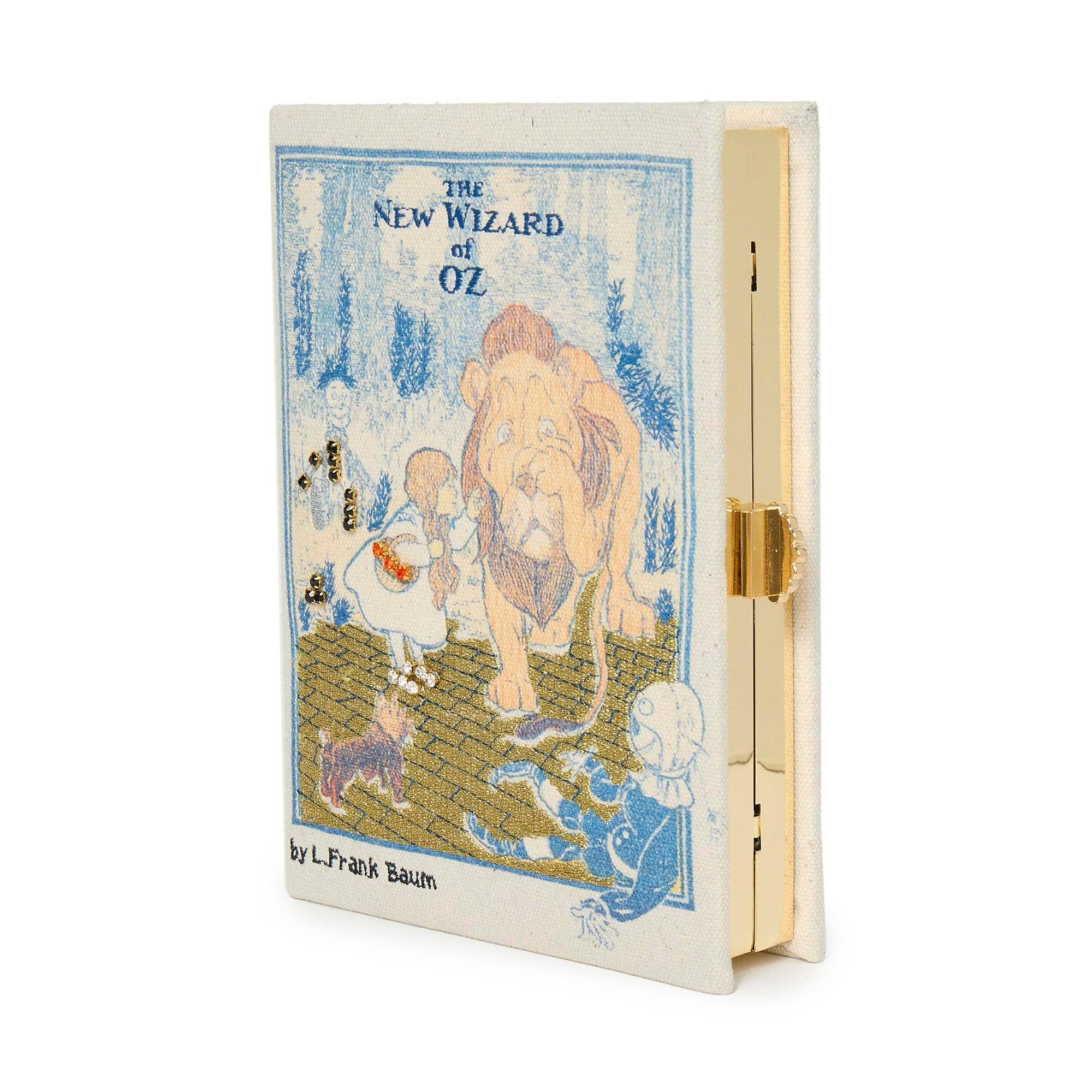 YELLOW BRICK THE NEW WIZARD OF OZ BOOK CLUTCH