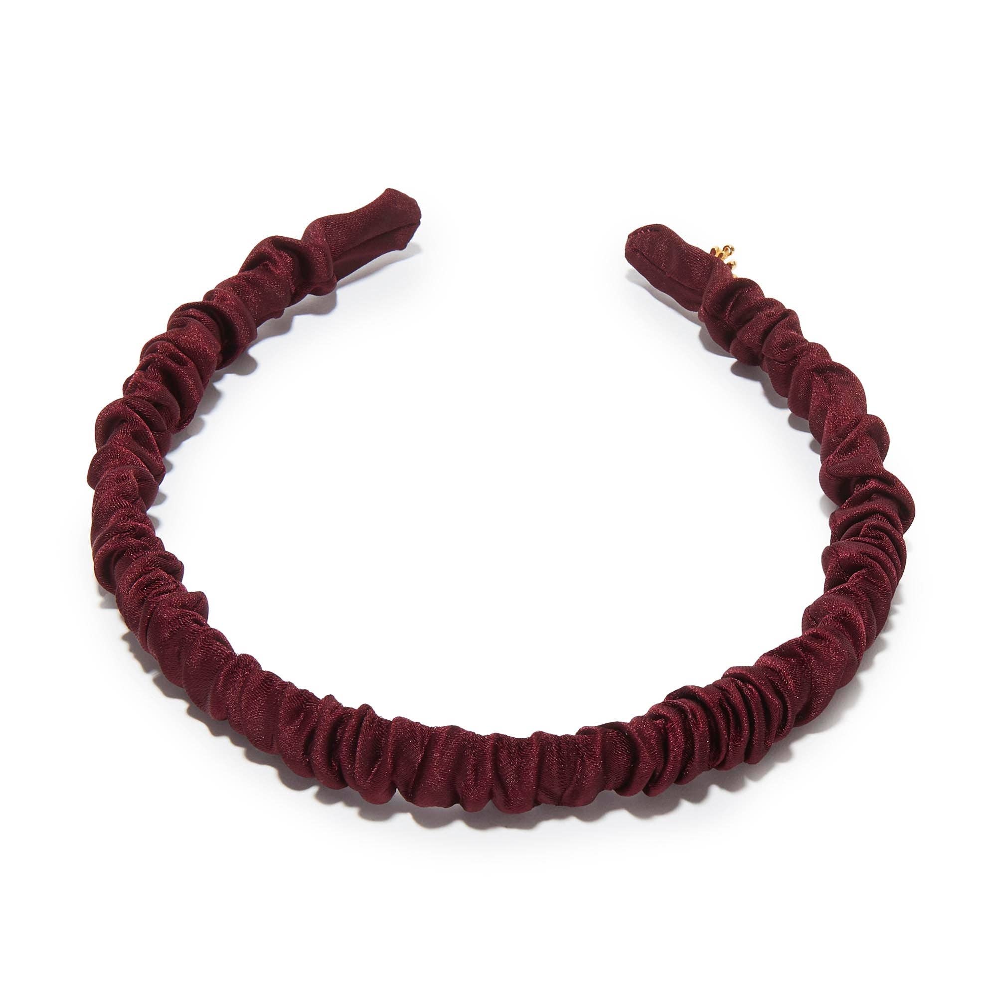 PLUM JESSIE SILK HEADBAND