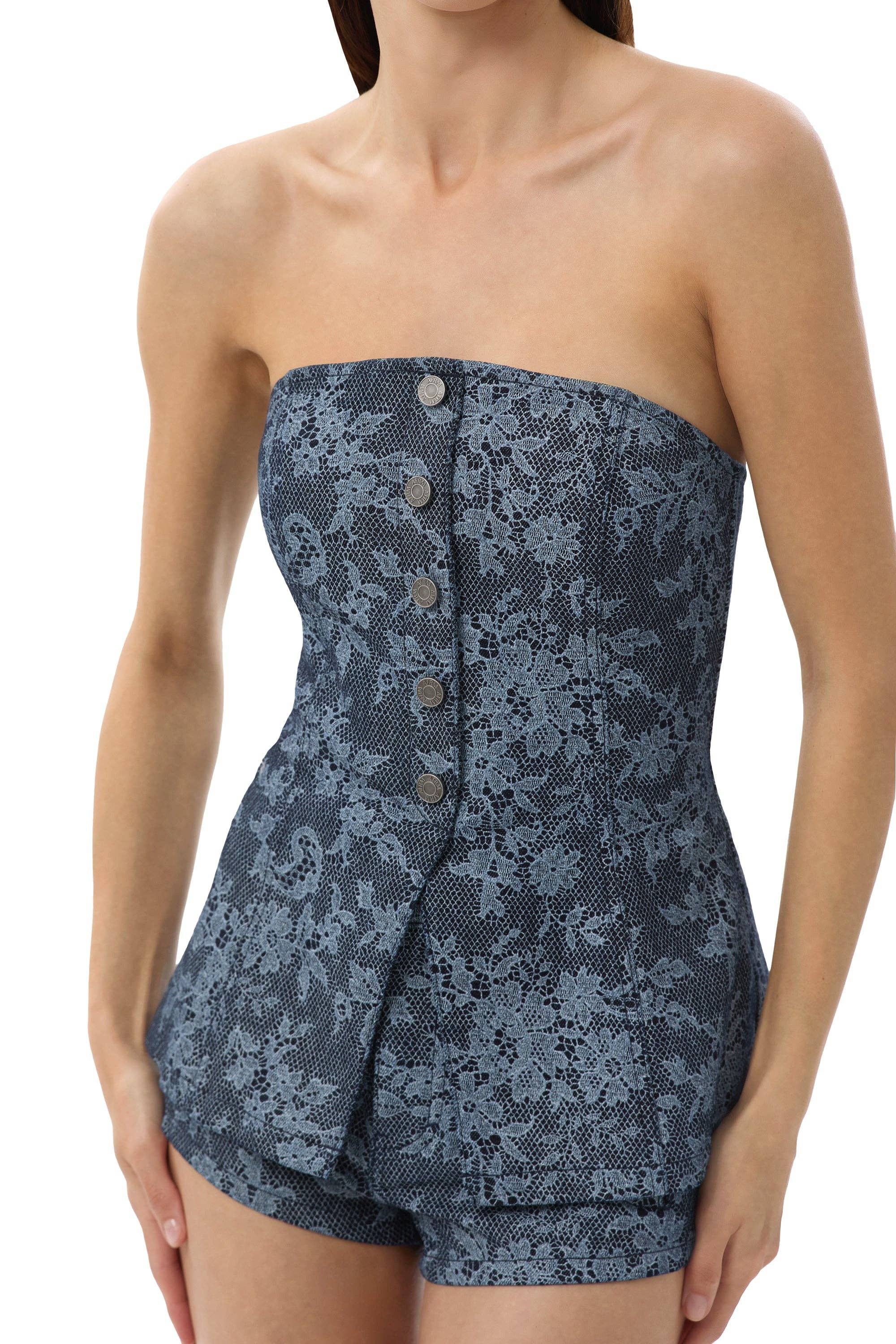 Janie Top - Lace Rinse Wash