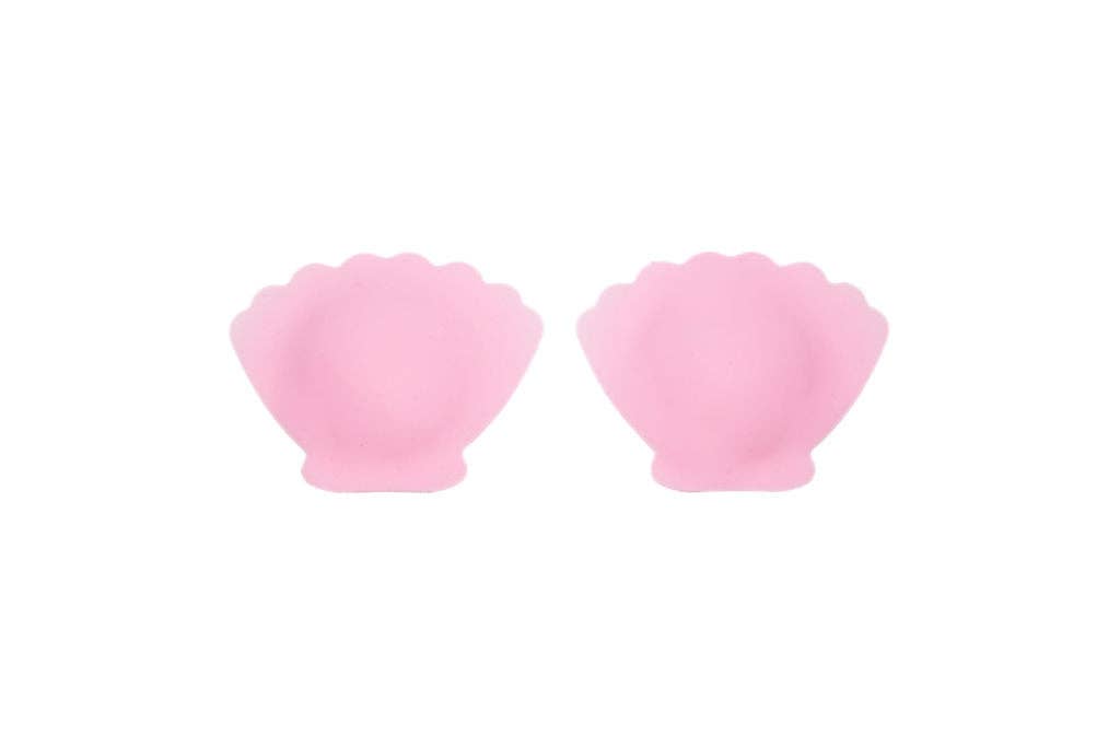 Shell Nipple Covers in Pink | Seamless & Reusable