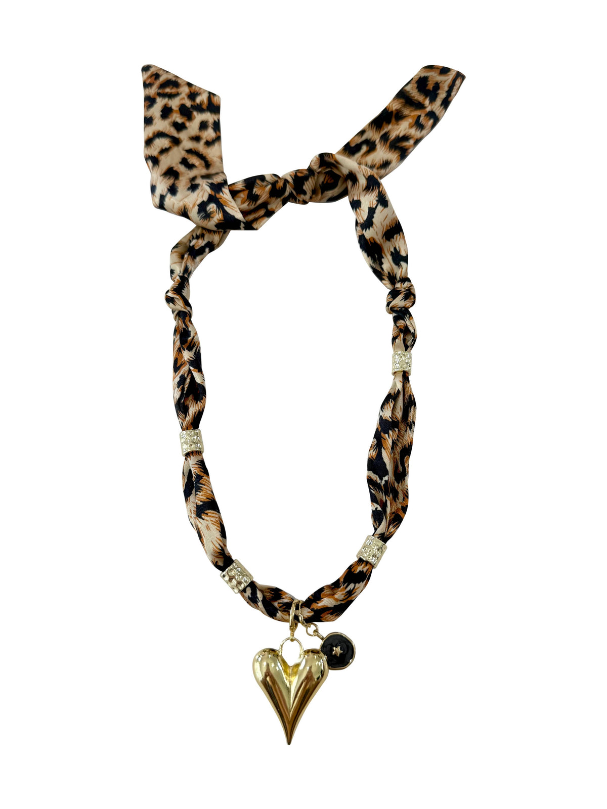 Callie Multi Charm Scarf Necklace