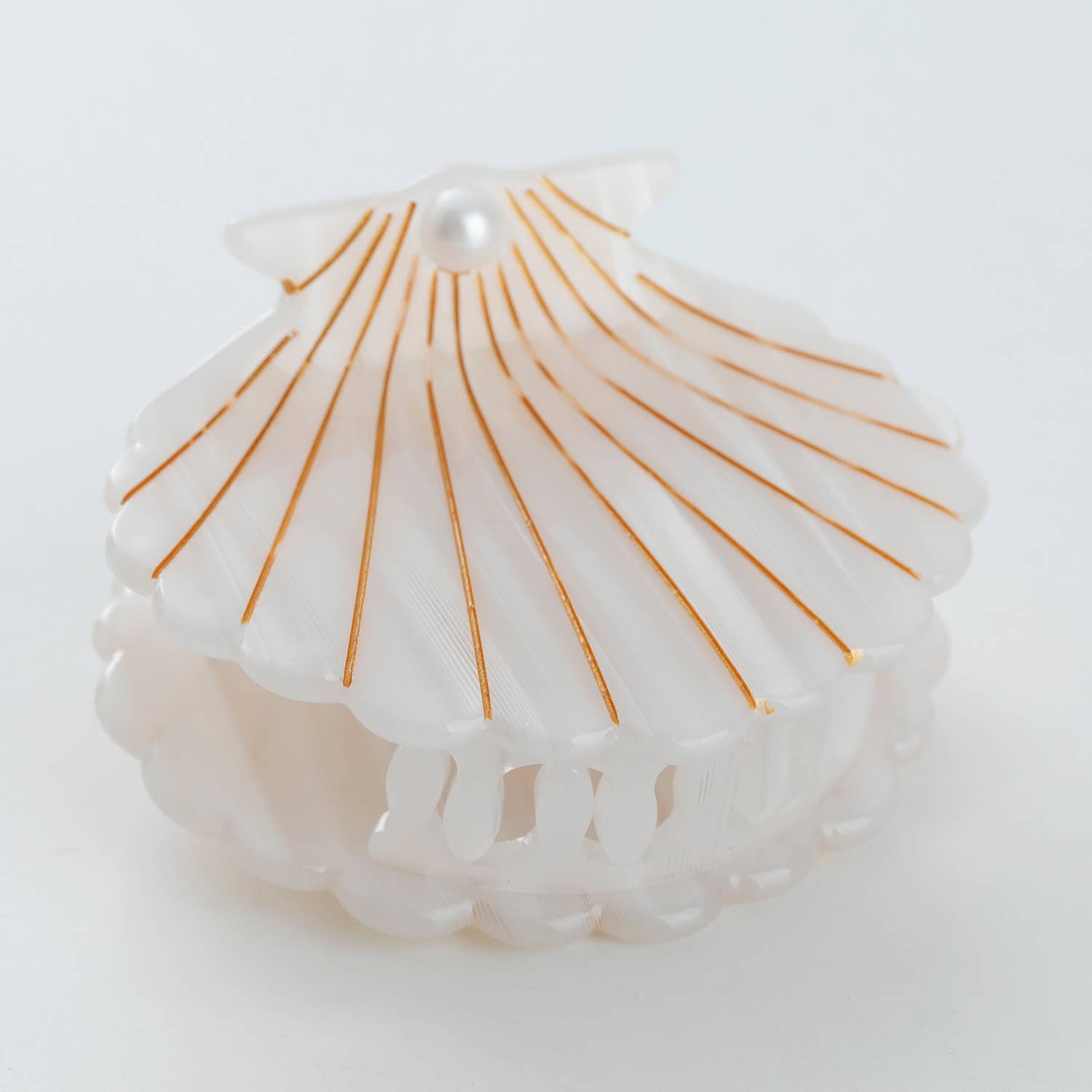 Opal Pearl Seashell Claw Clip