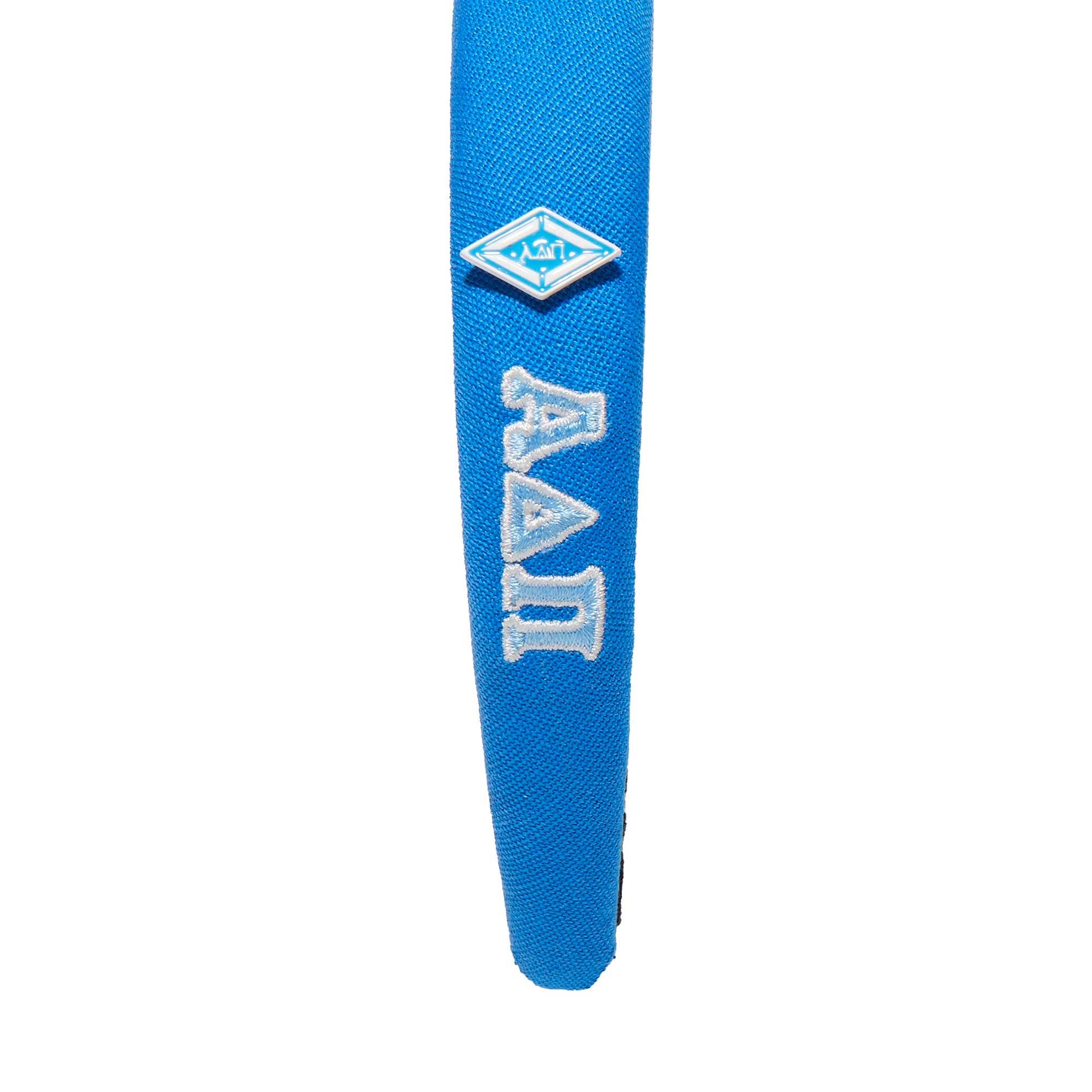 AZURE BLUE ALPHA DELTA PI CHARLOTTE HEADBAND