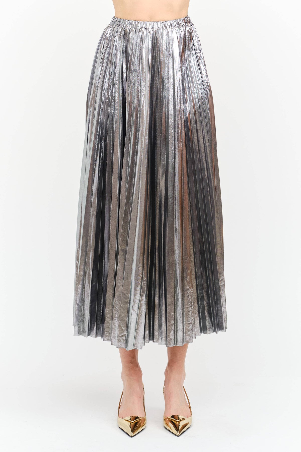 Alessandra Silver Skirt