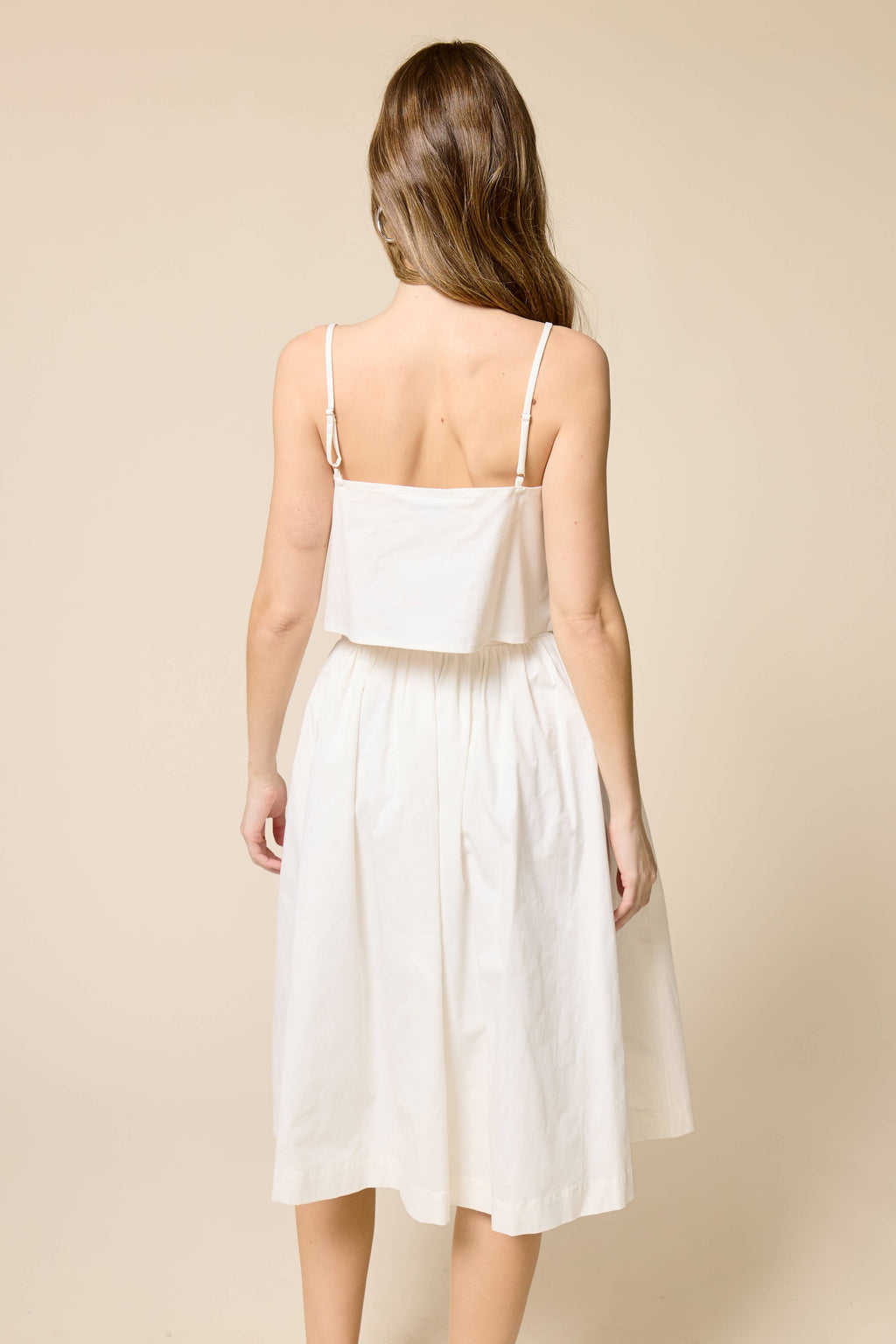 Palm Breeze Embroidery Cami Top