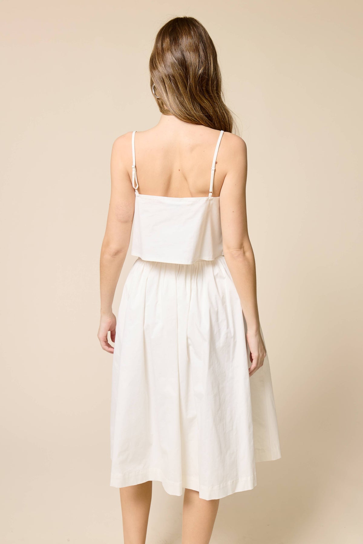 Palm Breeze Embroidery Cami Top
