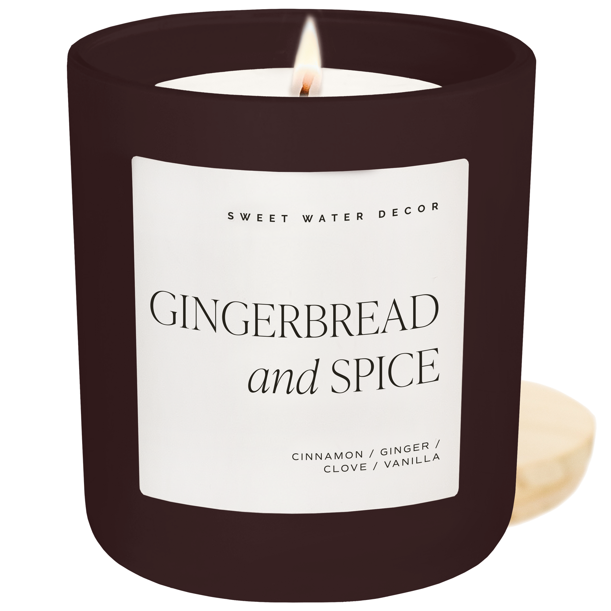 *NEW* Gingerbread and Spice 15 oz Soy Candle, Matte Jar