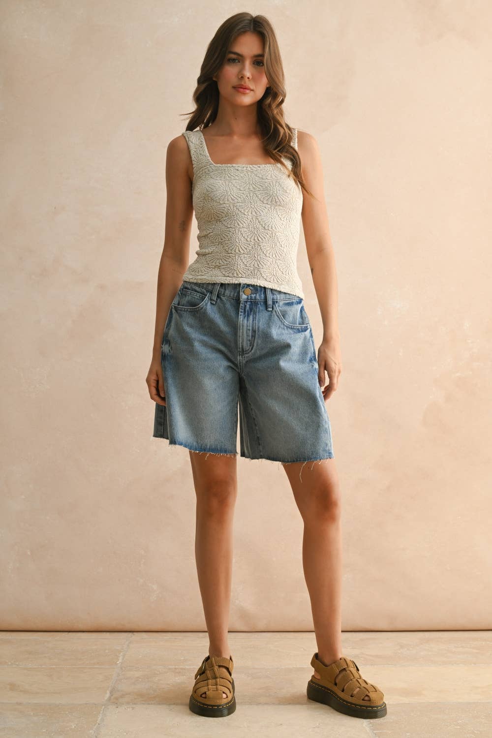 Textured Knitted Top