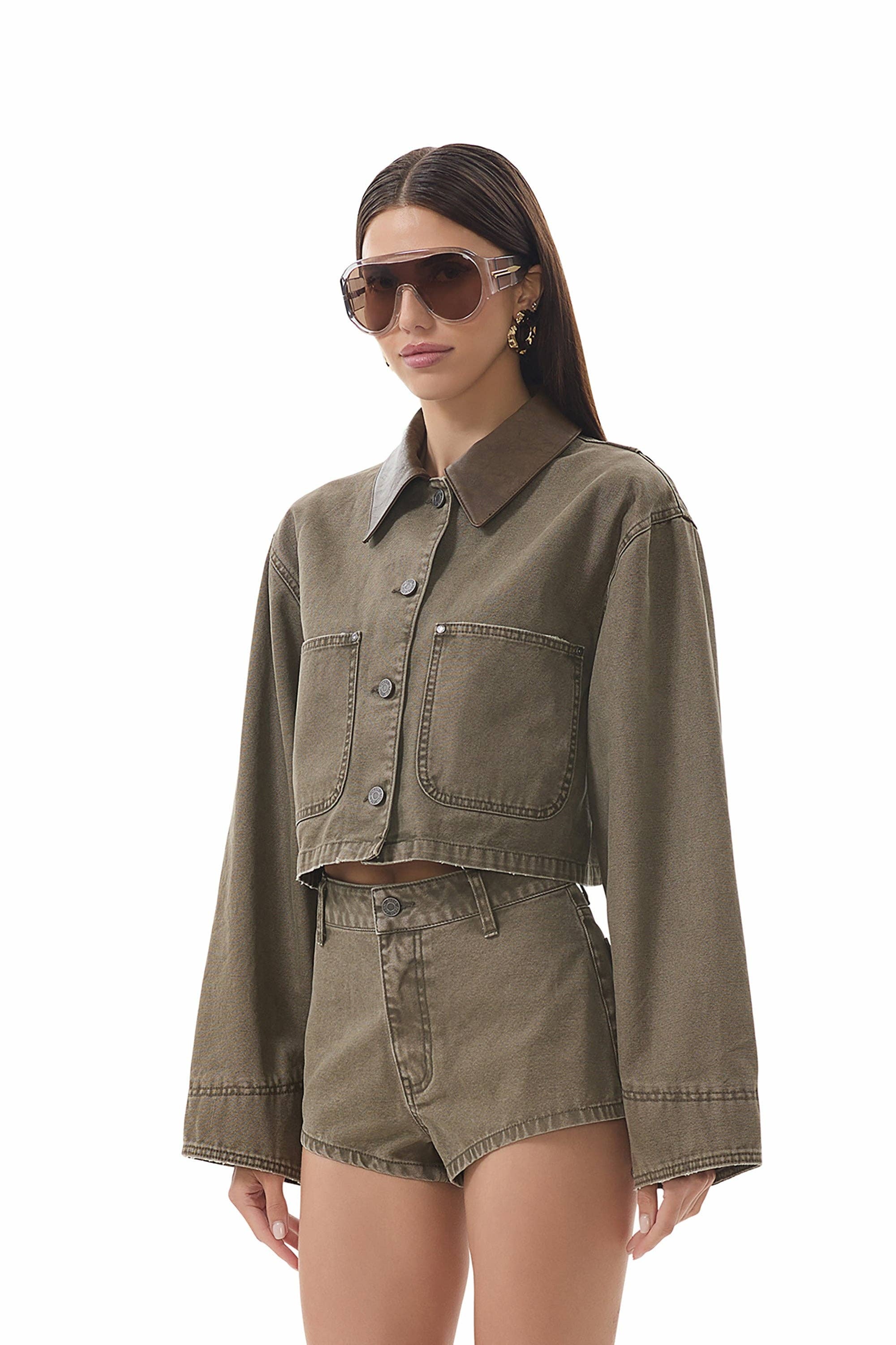 Wrenley Jacket - Olive Night