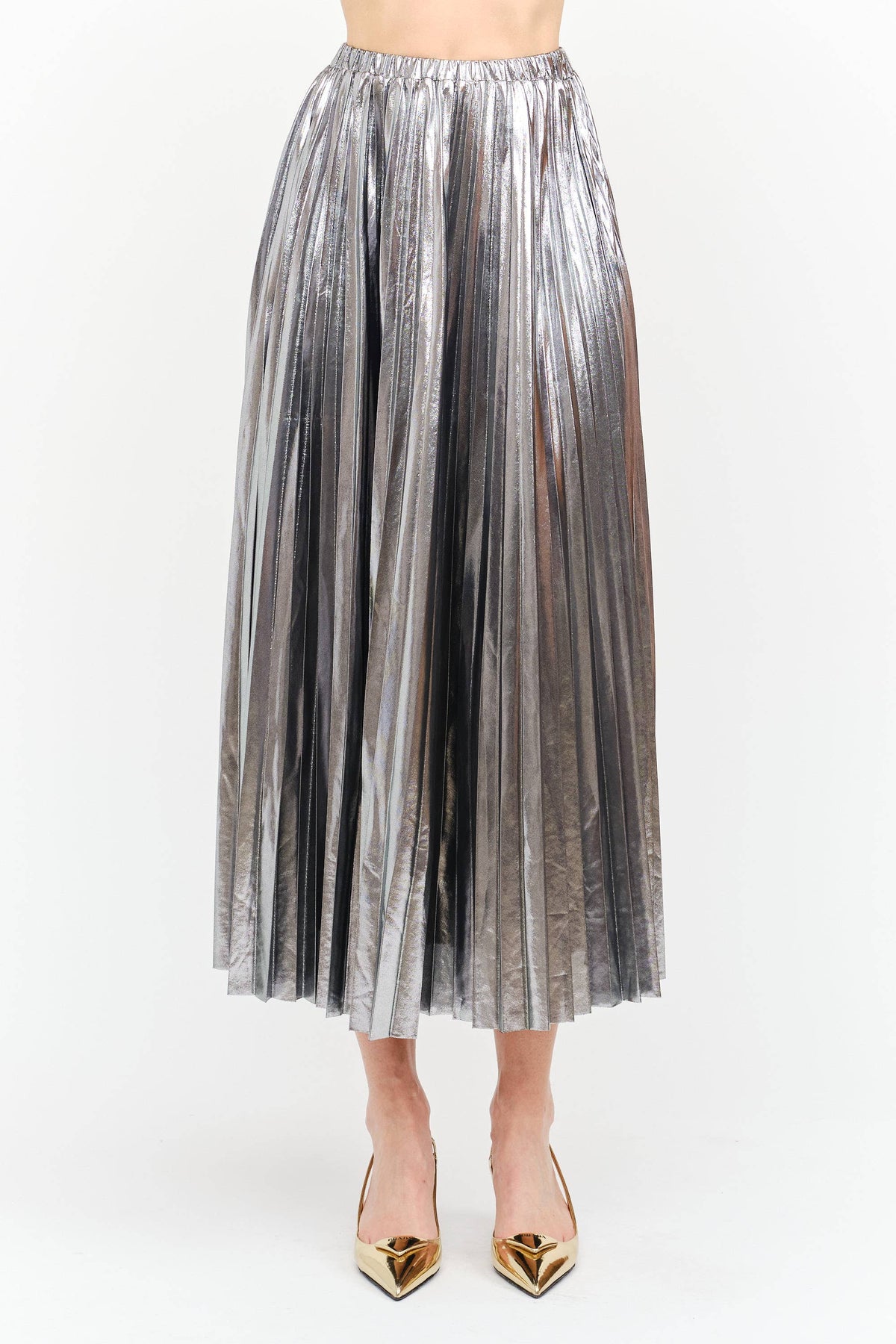 Alessandra Silver Skirt