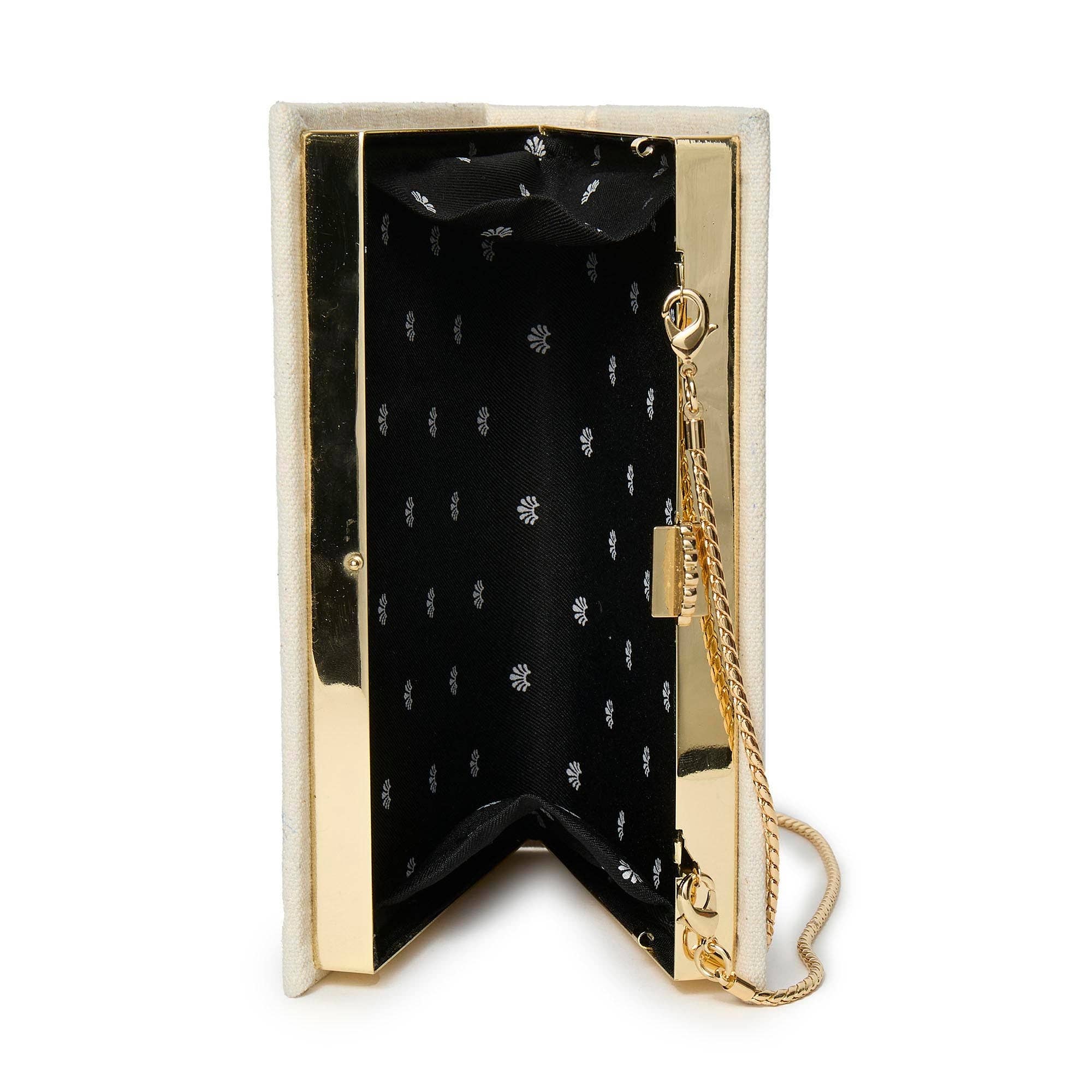 YELLOW BRICK THE NEW WIZARD OF OZ BOOK CLUTCH