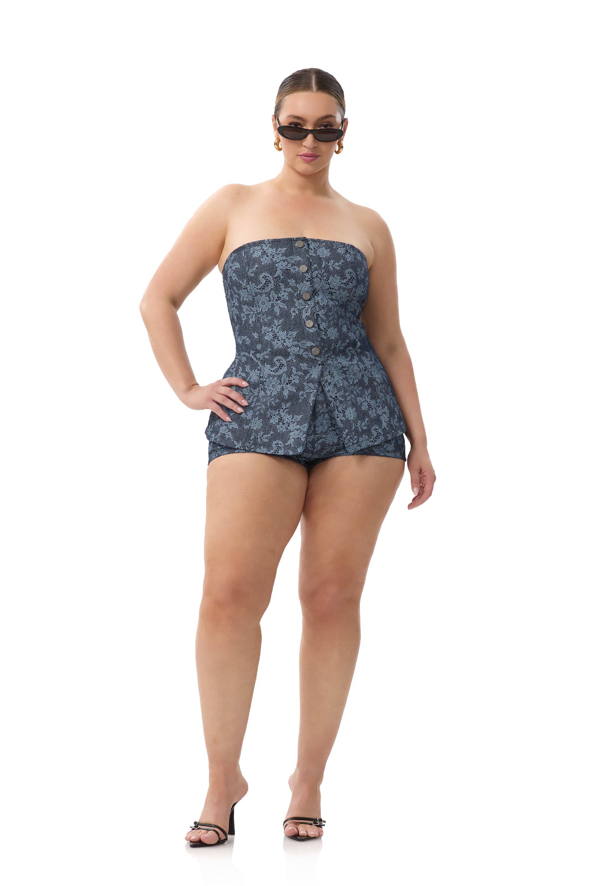Janie Top - Lace Rinse Wash