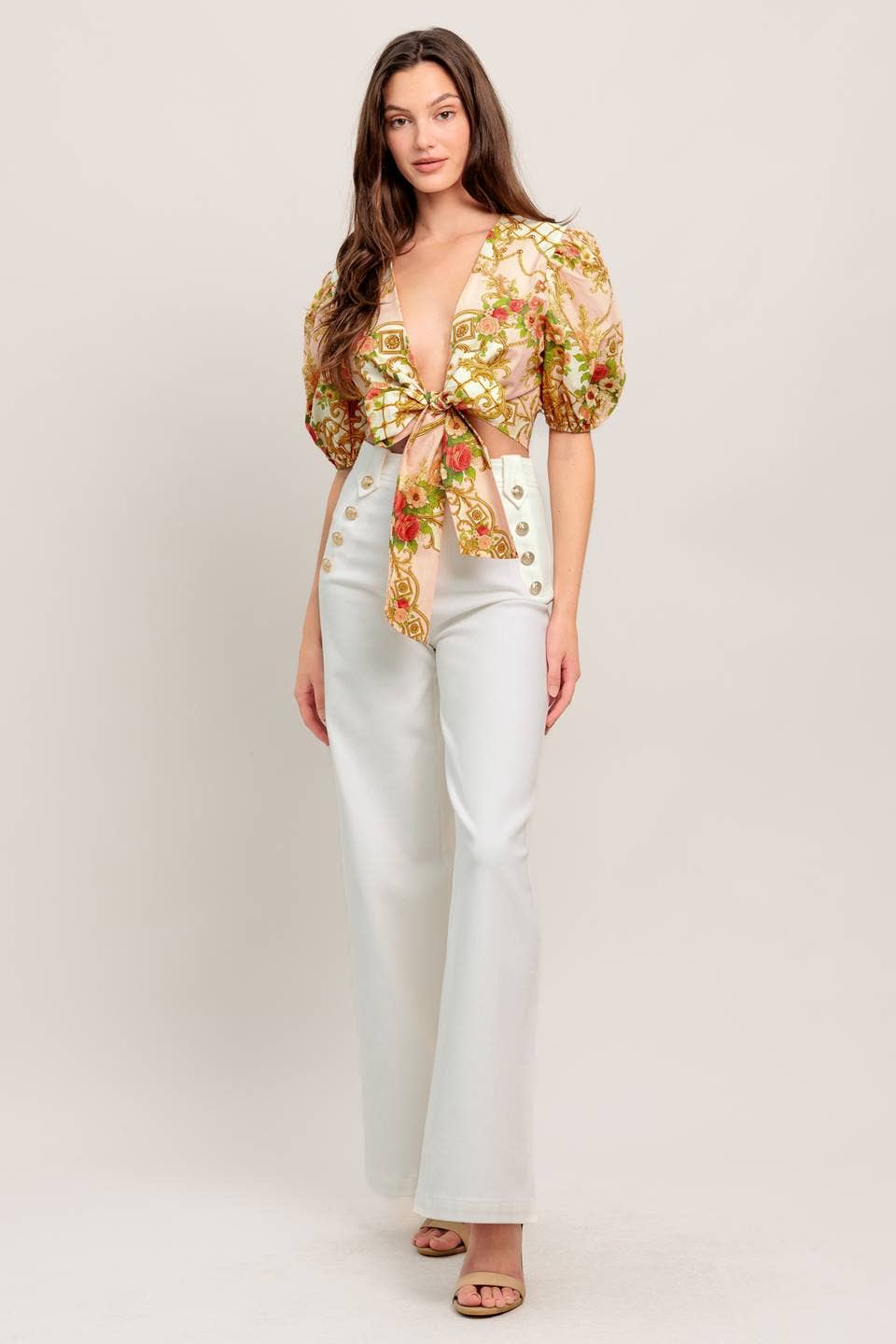 Versailles Bloom Crop Top