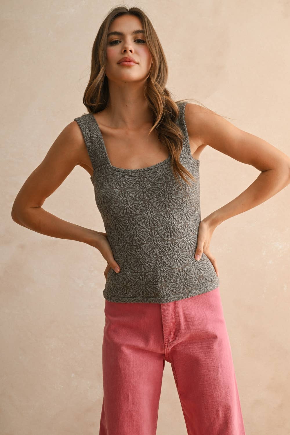 Textured Knitted Top