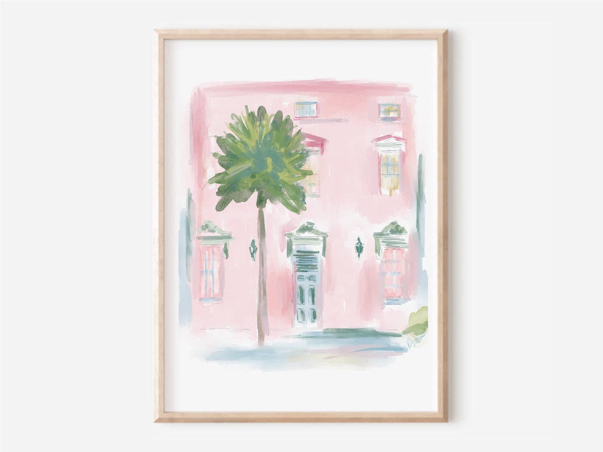 COASTAL PINK MILLS - Art Print