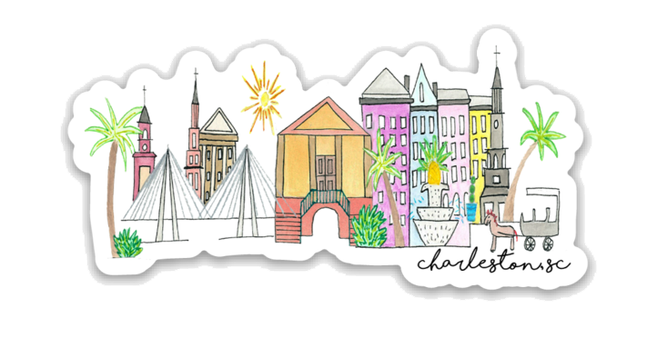 Charleston, SC Sticker