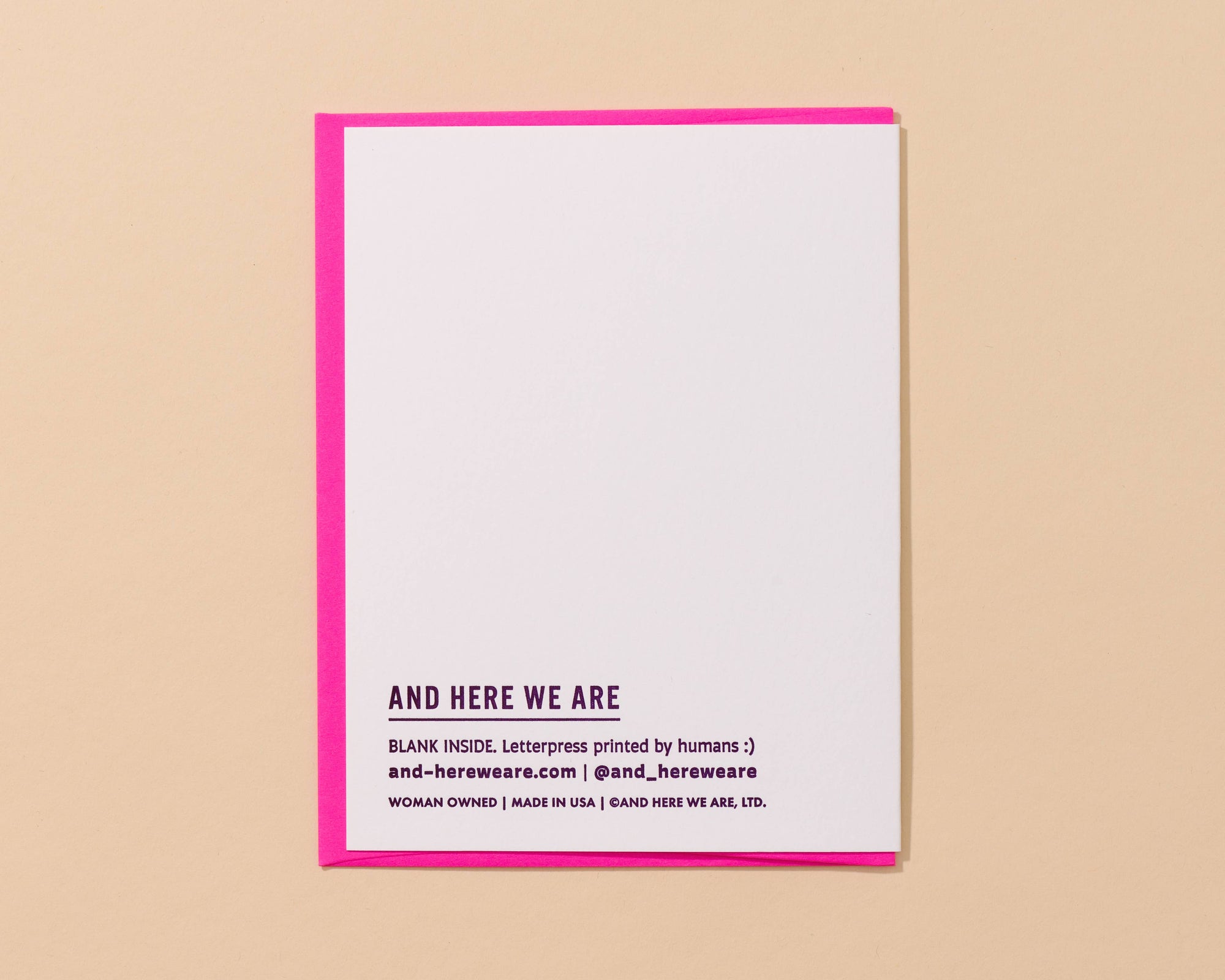 Letterpress Birthday Card—Birthday Queen (Historical)