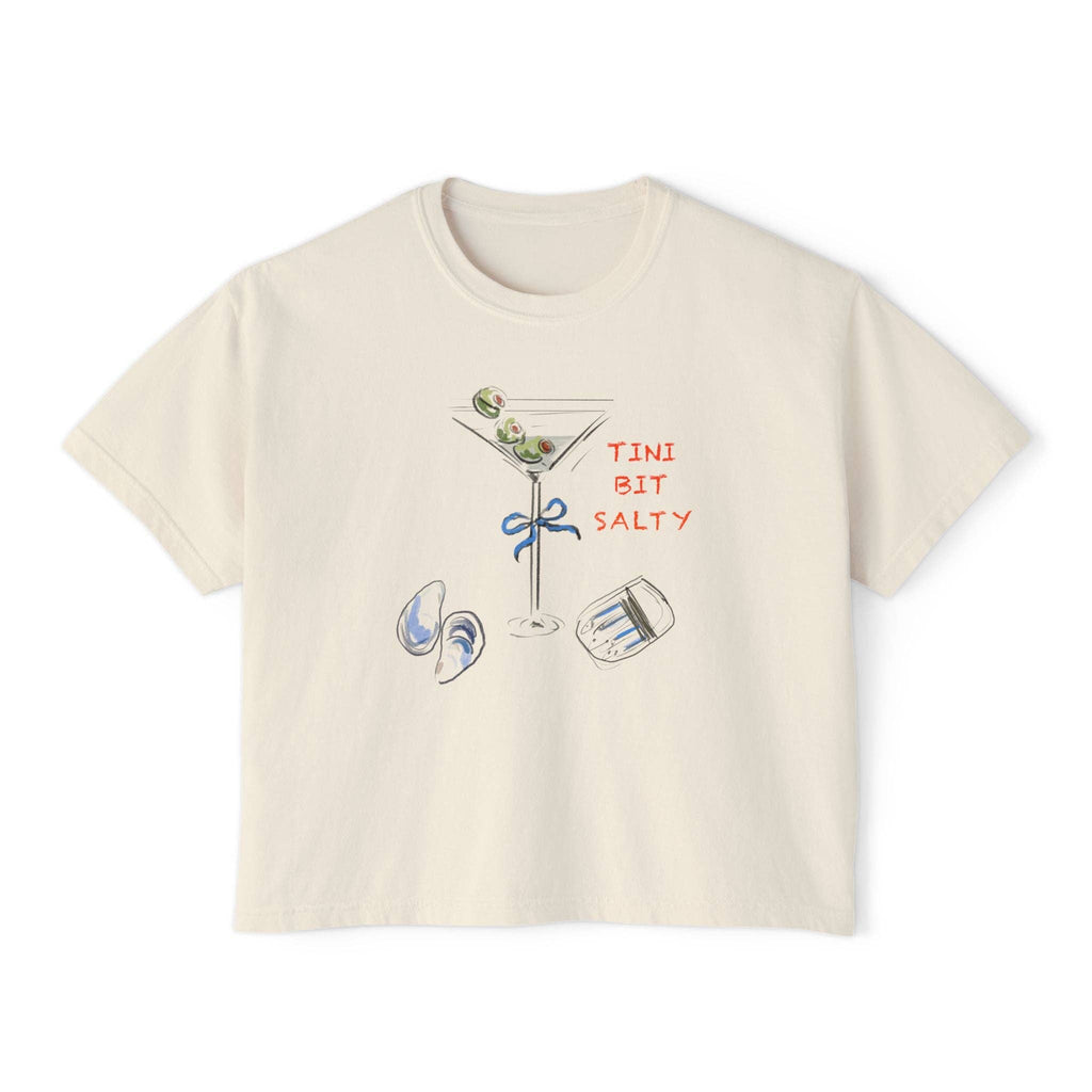 TINI BIT SALTY - Boxy Tee
