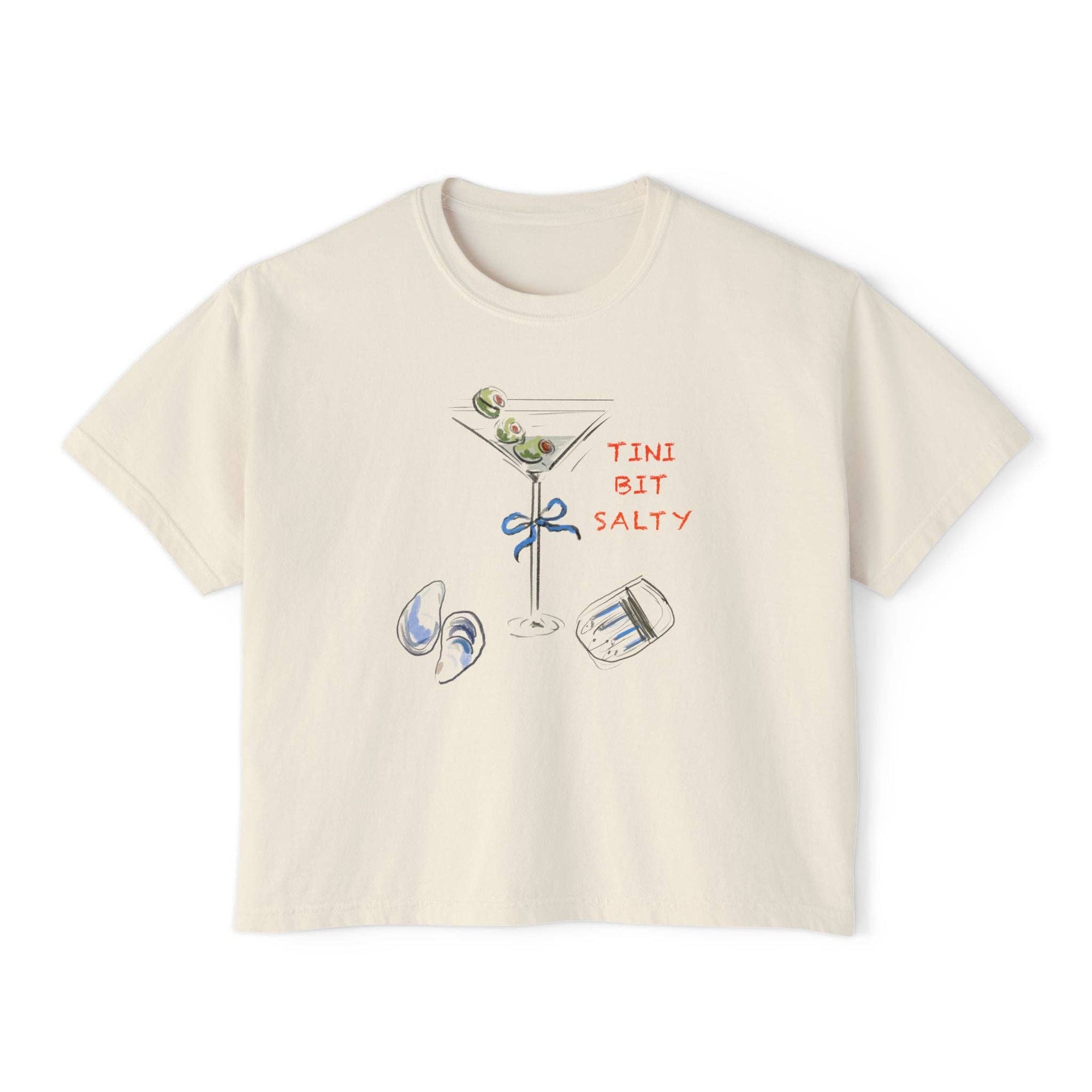 TINI BIT SALTY - Boxy Tee