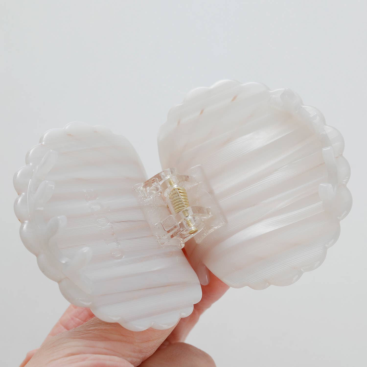 Opal Pearl Seashell Claw Clip