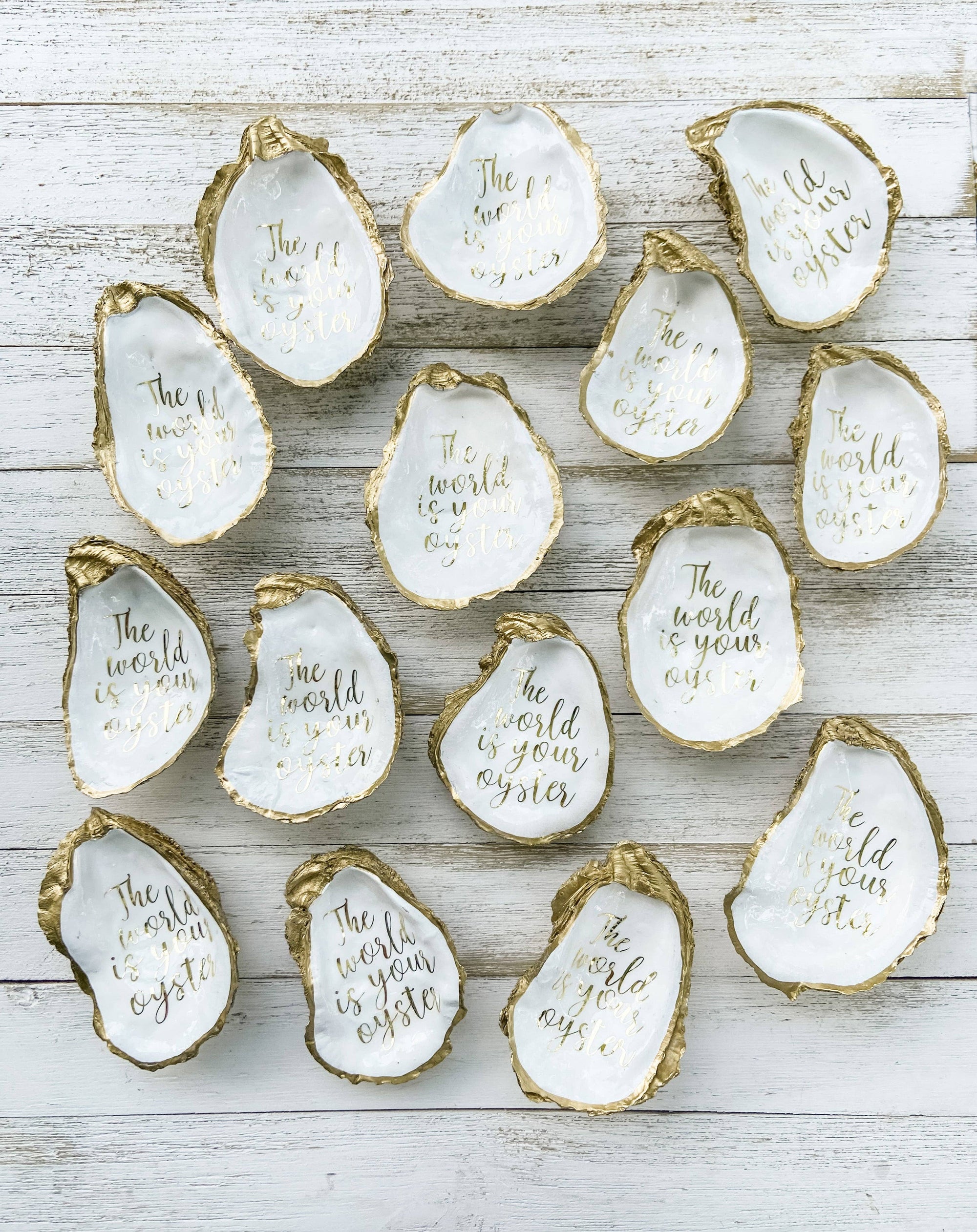 The World is Your Oyster Ring Dish