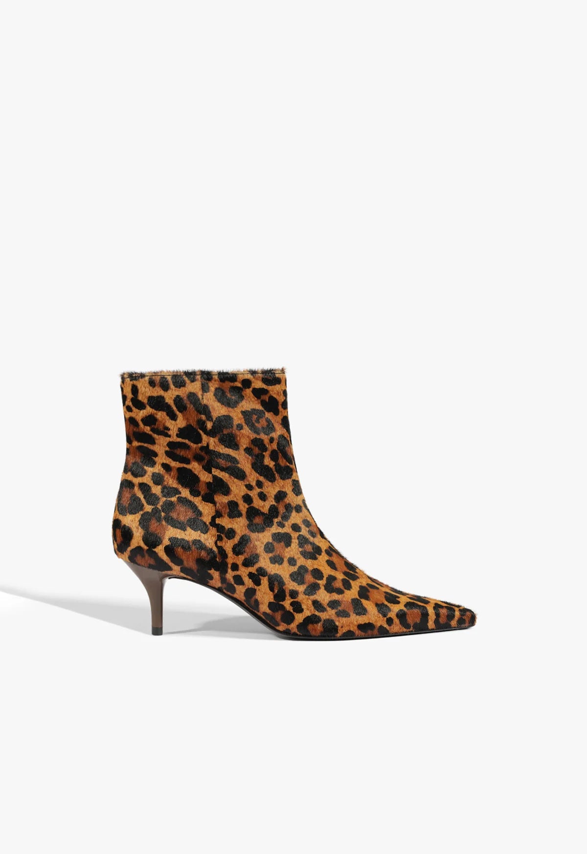 Mikki Mid Calf Hair Bootie - Leopard