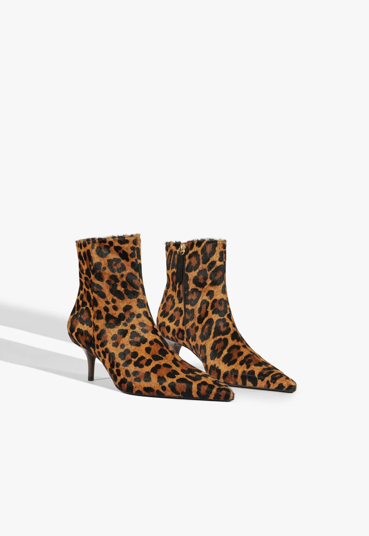 Mikki Mid Calf Hair Bootie - Leopard