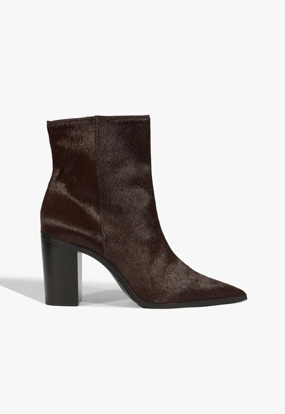 Mikki Block Calf Hair Bootie