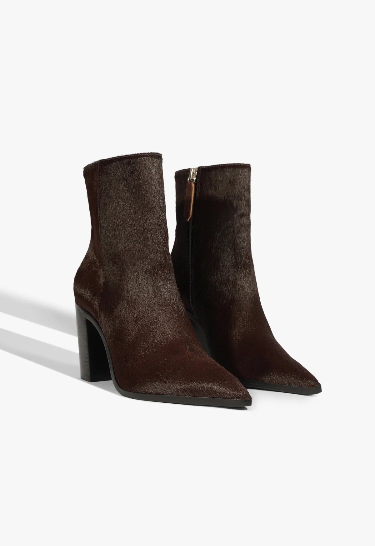 Mikki Block Calf Hair Bootie